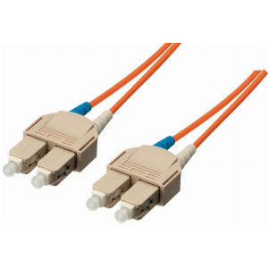 EQUIP 253313 FIBER OPTIC PATCHCABLE SC-SC DUPLEX MM 50/125 OM2 ORANGE LSOH 3M