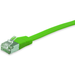 EQUIP 607847 CAT.6A U/FTP FLAT PATCH CABLE 0.50M GREEN