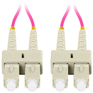 LANBERG FIBER OPTIC PATCHCORD MM SC/UPC-SC/UPC DUPLEX LSZH OM4 50/125 3.0MM 2M VIOLET