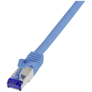 LOGILINK C6A036S CAT.6A S/FTP ULTRAFLEX PATCH CABLE 1M BLUE