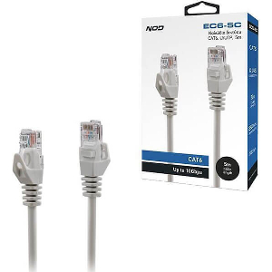 NOD EC6-5C ΚΑΛΩΔΙΟ ΔΙΚΤΥΟΥ CAT6, U/UTP, 5M