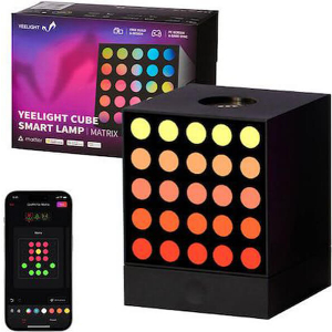 YEELIGHT YLFWD-0010 CUBE SMART TABLE LAMP WI-FI/BLUETOOTH BLACK