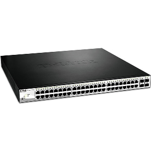 D-LINK DGS-1210-52MP 48-PORT GIGABIT SMART MANAGED POE SWITCH WITH 4 GIGABIT RJ45/SFP COMBO PORTS