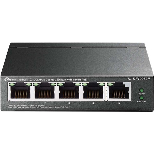 TP-LINK TL-SF1005LP 5-PORT 10/100 MBPS DESKTOP SWITCH WITH 4-PORT POE