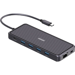 4SMARTS SMART DOCK 11-IN-1 PD 100W 4X USB 3.2 G-BIT LAN RJ45 HDMI 4K 2X DISPLAY PORT
