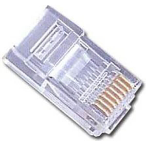 CABLEXPERT MODULAR PLUG 6U GOLD PLATED 100 PCS PER BAG