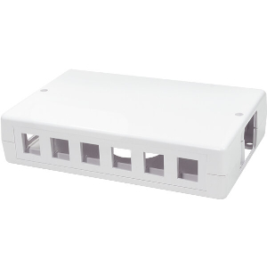 LOGILINK NK4033 SURFACE MOUNT BOX FOR KEYSTONE 6 OR 12-PORT