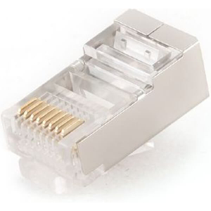 CABLEXPERT SHIELDED MODULAR PLUG 30U'' GOLD PLATED 10 PCS PER BAG PLUG5SP/10