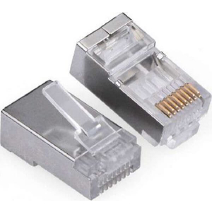 CABLEXPERT SHIELDED MODULAR PLUG 30U'' GOLD PLATED 50 PCS PER BAG PLUG5SP/50