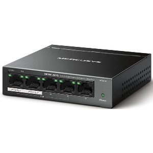 MERCUSYS MS105GP 5-PORT GIGABIT DESKTOP SWITCH WITH 4-PORT POE+
