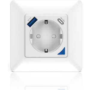 COOLSEER COLSUP02WE EU WIFI USB WALL SOCKET PC PANEL