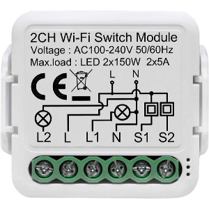 COOLSEER COL-SM04W WIFI SWITCH 2 GANG