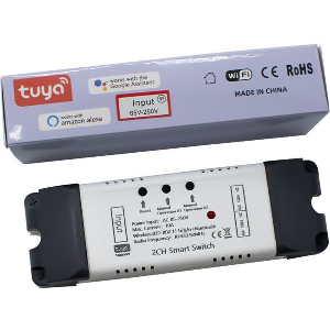 COOLSEER COL-SRS04W WIFI AND RF 2 CHANNEL SMART RELAY (AC 85-250V)