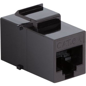LOGILINK KEYSTONE COUPLER CAT.6A UTP 2XRJ45 BLACK