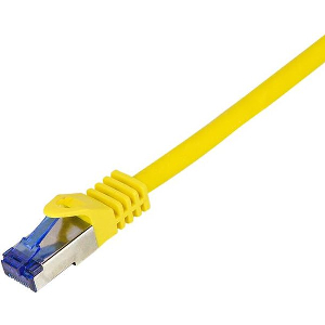 LOGILINK PATCH CABLE CAT.6A S/FTP ULTRAFLEX 3P/GHMT CERTIFIED, YELLOW 1.5M