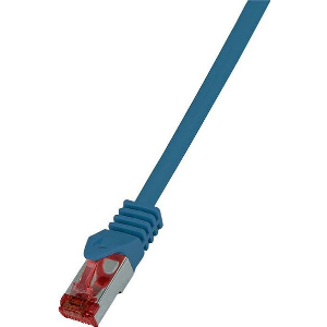 LOGILINK PATCH CABLE CAT.6 S/FTP BLUE 1M, PRIMELINE