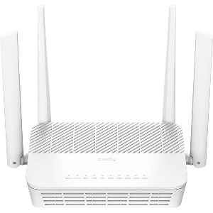 CUDY WIRELESS ROUTER DUAL-BAND GIGABIT MESH WI-FI6 AX3000 WR3000S