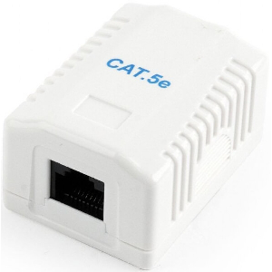 GEMBIRD NCAC-1U5E-01 CAT5E UTP SINGLE PORT SURFACE MOUNT BOX