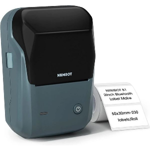 NIIMBOT THERMAL LABEL PRINTER B1 2-INCH LAKE BLUE B1-LB