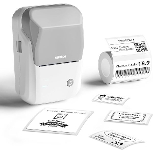 NIIMBOT THERMAL LABEL PRINTER B1 2-INCH WHITE GREY B1-WG