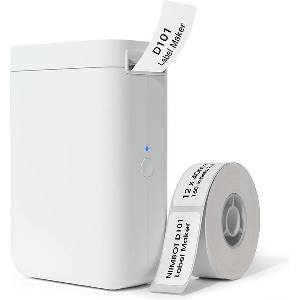 NIIMBOT THERMAL LABEL PRINTER D101 1-INCH WHITE D101-W