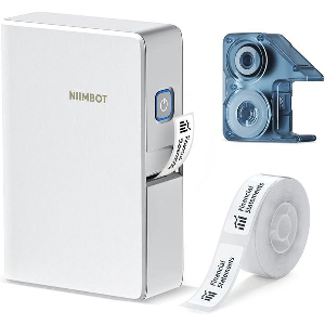 NIIMBOT THERMAL TRANSFER LABEL PRINTER B18 0.5-INCH WHITE B18-W