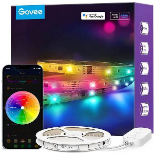 GOVEE H618C RGBIC BASIC WI-FI + BLUETOOTH LED STRIP LIGHTS (10 METER)