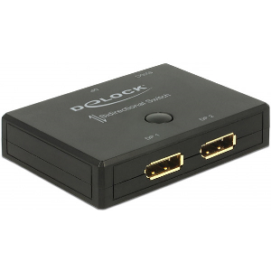 DELOCK 18750 DISPLAYPORT 2 - 1 SWITCH BIDIRECTIONAL 4K 60 HZ
