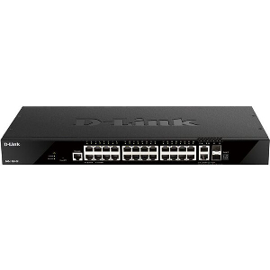D-LINK DGS-1520-28 24X10/100/1000BASE-T PORTS 2X10GBASE-T 2XSFP+ PORTS SMART MANAGED SWITCH