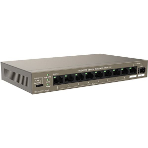 TENDA 9GE+1SFP ETHERNET SWITCH WITH 8-PORT POE TEG1110PF-8-102W