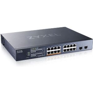 ZYXEL GIGABIT POE+ SWITCH 16-PORT 10/100/1000 MANAGED L2 +2X SFP+ XMG1915