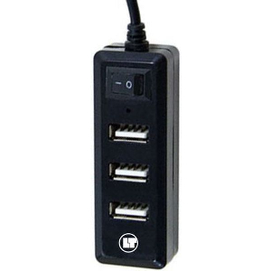 LAMTECH 4-PORT USB HUB BLACK LAM021479