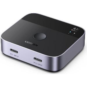 USB-C SWITCH 2 ΘΕΣΕΩΝ 4K/60HZ UGREEN AW502 55451