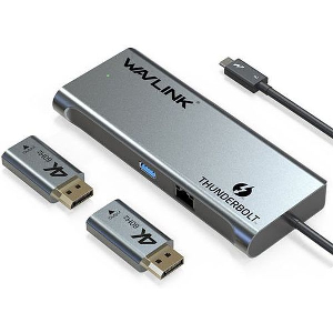 WAVLINK THUNDERBOLT 3 SINGLE 5K DUAL 4K MINI DOCKING STATION WL-UTD05H