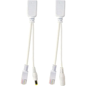 CABLEXPERT UTP PASSIVE POE ADAPTER KIT, 0.15M WHITE PP12-POE-0.15M-W