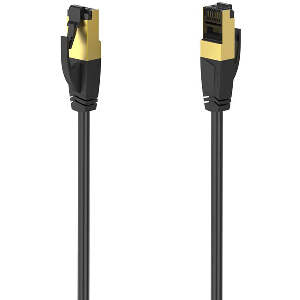 HAMA 200693 NETWORK CABLE CAT 8 40 GBIT/S S/FTP SHIELDED HALOGEN-FREE 3 M