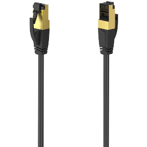 HAMA 200694 NETWORK CABLE CAT 8 40 GBIT/S S/FTP SHIELDED HALOGEN-FREE 5 M