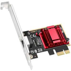 PCIE NETWORKING ADAPTER 2.5 GBPS CUDY PE25 1.0
