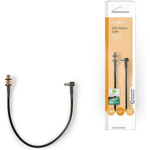NEDIS CSGB02125BK02 SMA CABLE, SMA FEMALE - TS9 50OHM 0.20M BLACK