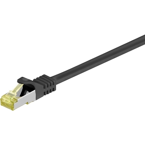 GOOBAY 91590 RJ45 PATCH CORD S/FTP CAT 7 1M BLACK