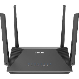 WIRELESS ROUTER ASUS RT-AX52 AX1800 DUAL BAND WIFI 6 (802.11AX), AIMESH COMPATIBLE, BUIL-IN VPN