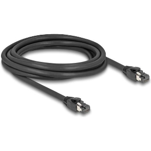 DELOCK S/FTP CAT.8.1 ΚΑΛΩΔΙΟ ΔΙΚΤΥΟΥ ETHERNET 3M ΜΑΥΡΟ 1ΤΜΧ 80235