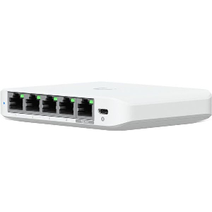 UBIQUITI SWITCH UNIFI 5XRJ45 2.5GBIT COMPACT (INCL. NT) POWERED BY 802.3AF/AT POE OR USB TYPE C