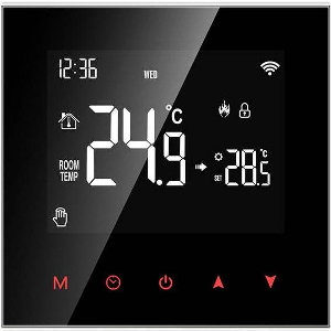 AVATTO WT100-WH-3A SMART THERMOSTAT 3A WATER HEATING TUYA WIFI BLACK