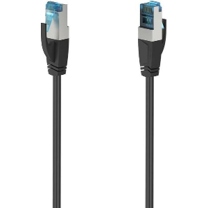 HAMA 00200679 U/UTP CAT.6A ΚΑΛΩΔΙΟ ΔΙΚΤΥΟΥ ETHERNET 0.5M ΜΑΥΡΟ 1ΤΜΧ