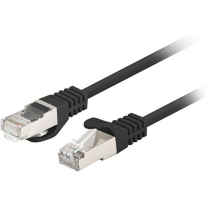 LANBERG PATCHCORD CAT.6 5M BLACK FLUKE PASSED 10-PACK