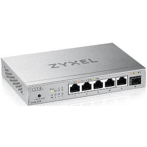 ZYXEL XMG-105 SWITCH 5 PORTS 25G + 1 SFP+ DESKTOP MULTIGIG UNMANAGED