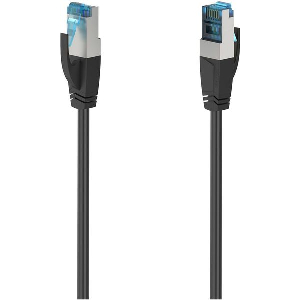 HAMA 200683 S/FTP CAT.6A ΚΑΛΩΔΙΟ ΔΙΚΤΥΟΥ ETHERNET 10M ΜΑΥΡΟ 1ΤΜΧ