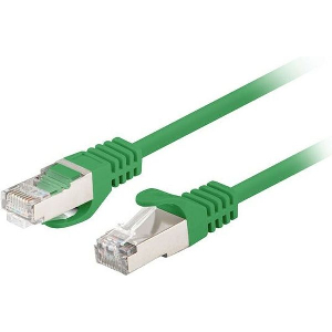 LANBERG PATCHCORD CAT.6 0.5M GREEN FLUKE PASSED 10-PACK