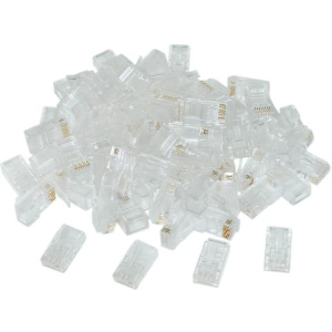 GEMBIRD LC-8P8C-002 MODULAR PLUG 8P8C FOR SOLID CAT6 LAN CABLE 100ΤΜΧ